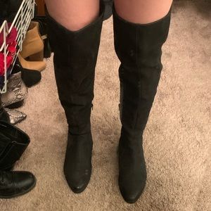 Aldo Over-the-Knee Black Boots